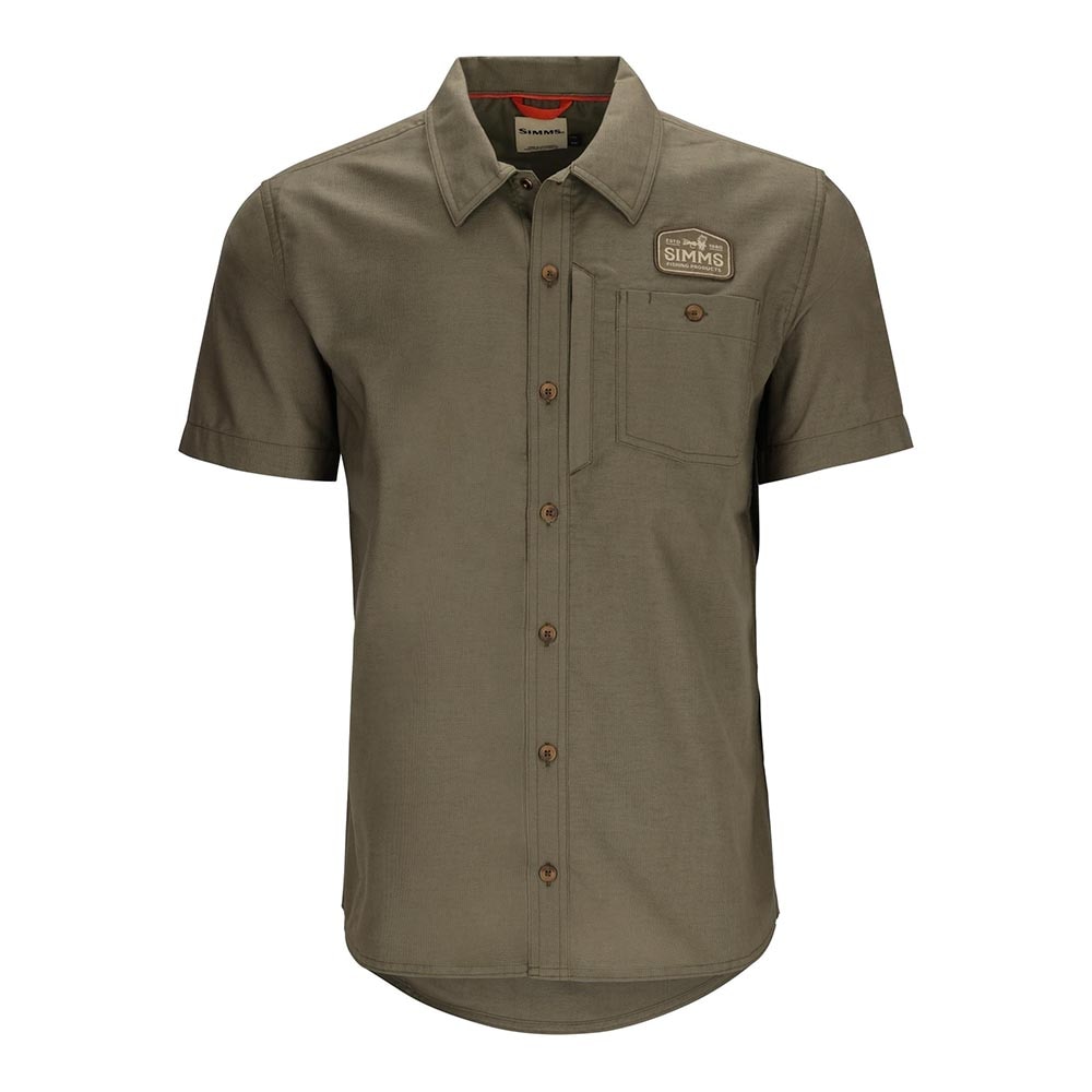 Simms Shop Shirt Men's in Dark Stone